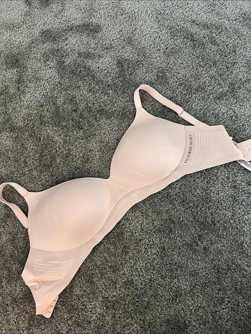 Victoria's Secret Lightly Lined Smooth Wireless Bra Pink M-DD/E Like New
